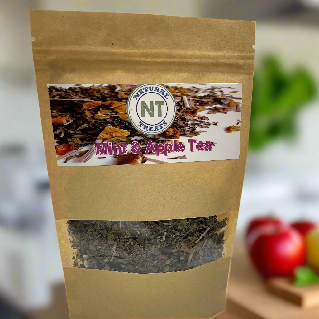 Apple & Mint Herbal loose tea, and Refreshing and Zesty Blend