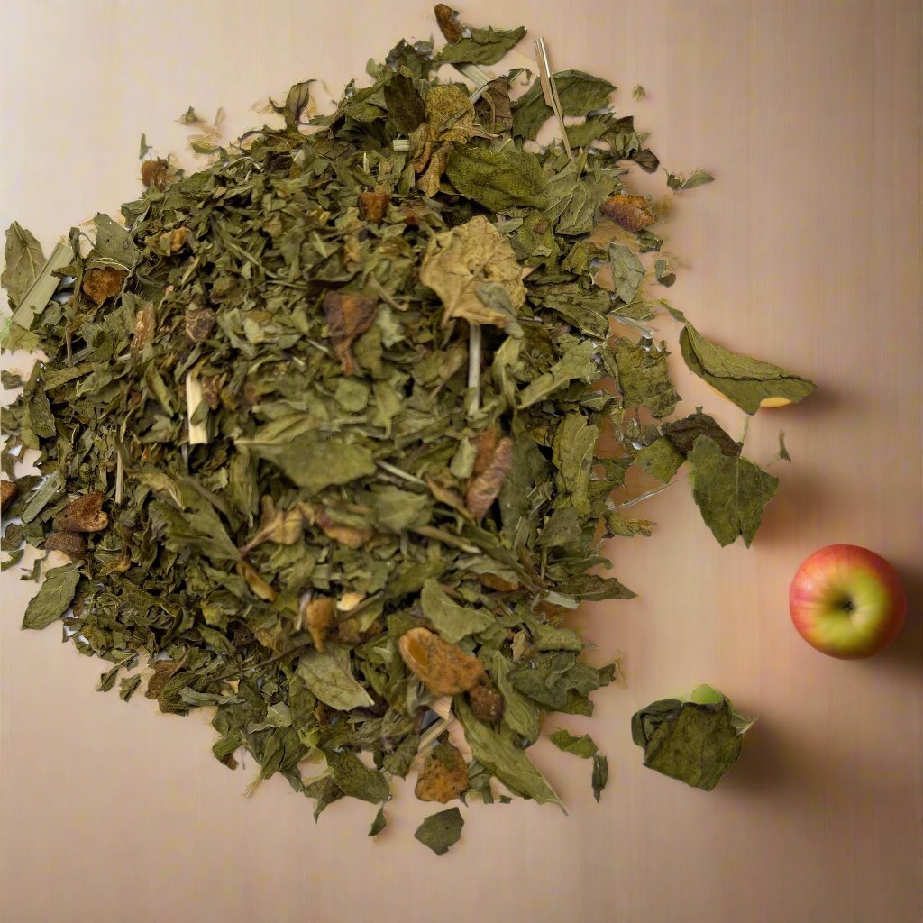Apple & Mint Herbal loose tea, and Refreshing and Zesty Blend