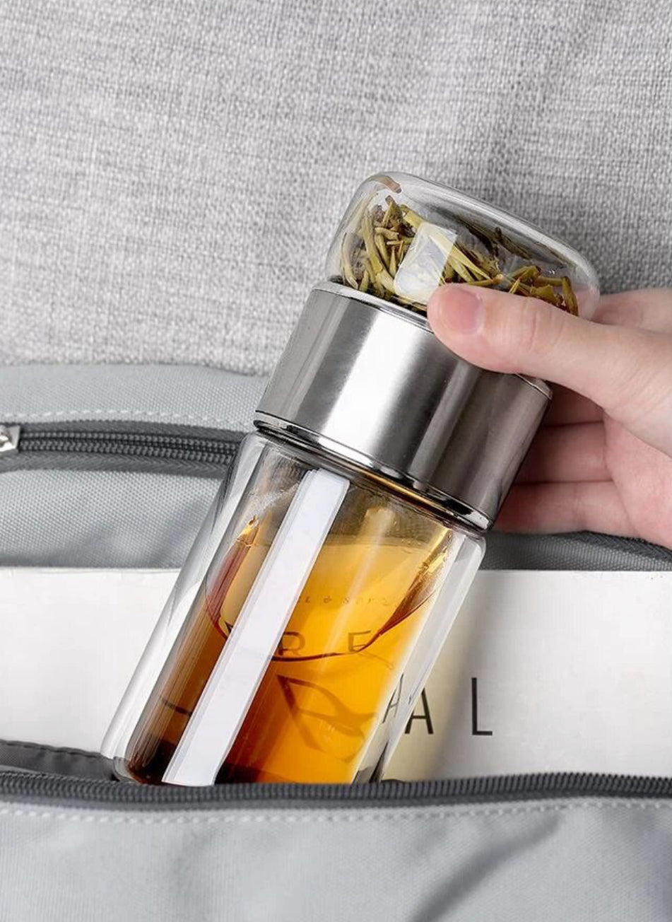 Glass Tea Infuser Bottles - Enjoy Your Favorite Teas On the Go