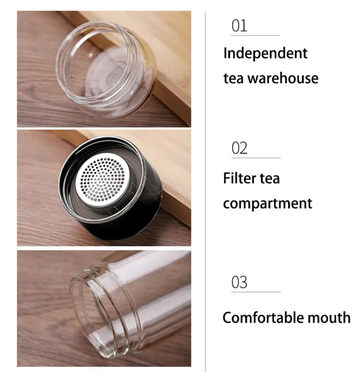 Glass Tea Infuser Bottles - Enjoy Your Favorite Teas On the Go
