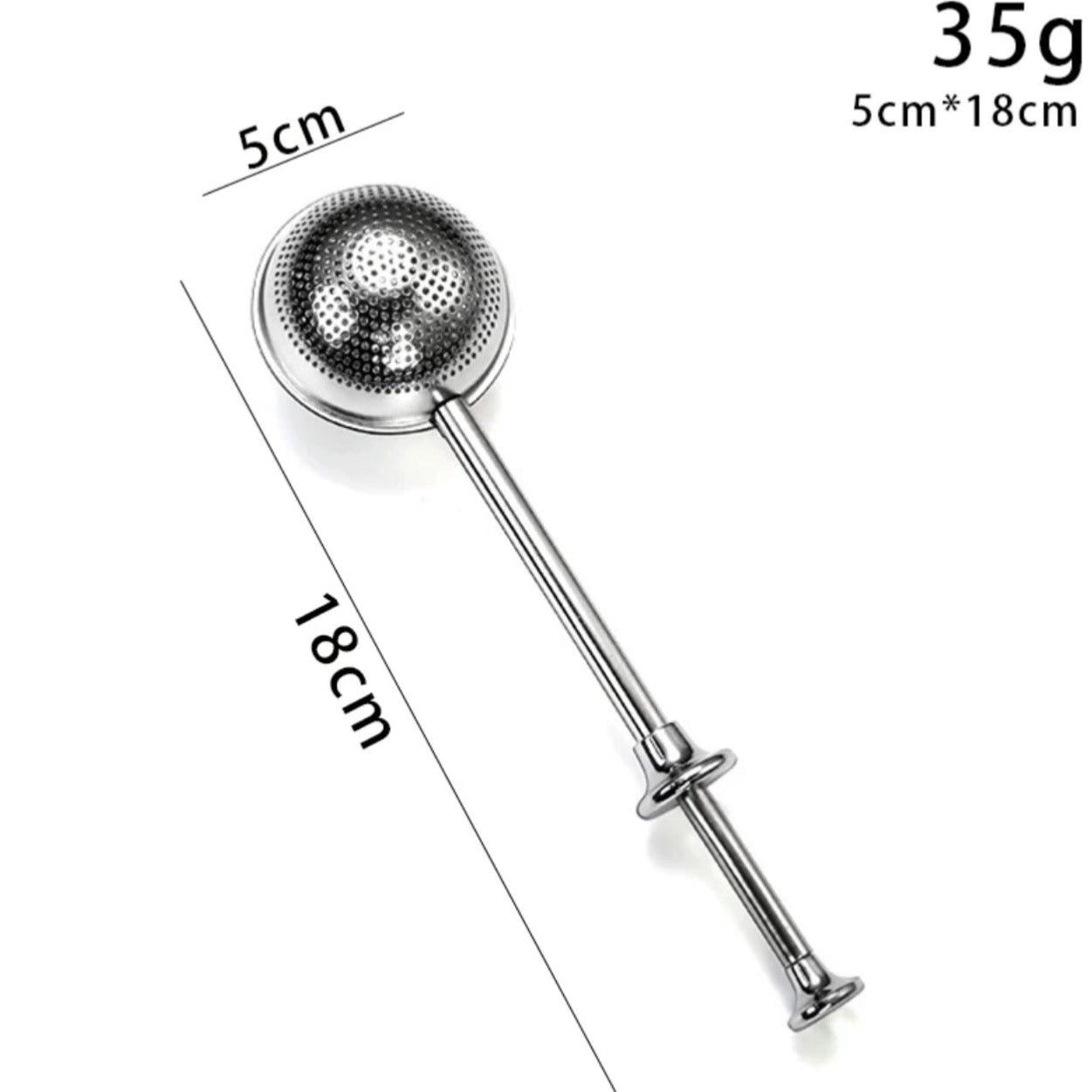 Hand Tea Infused Stainless Steel Strainer - The Perfect Brew Every Time